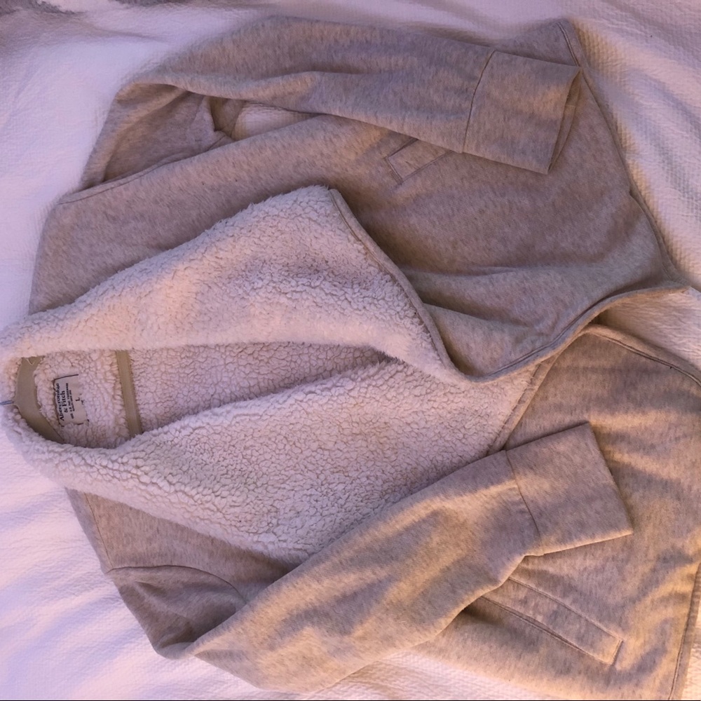 Abercrombie & Fitch Winter Fuzzy Jacket